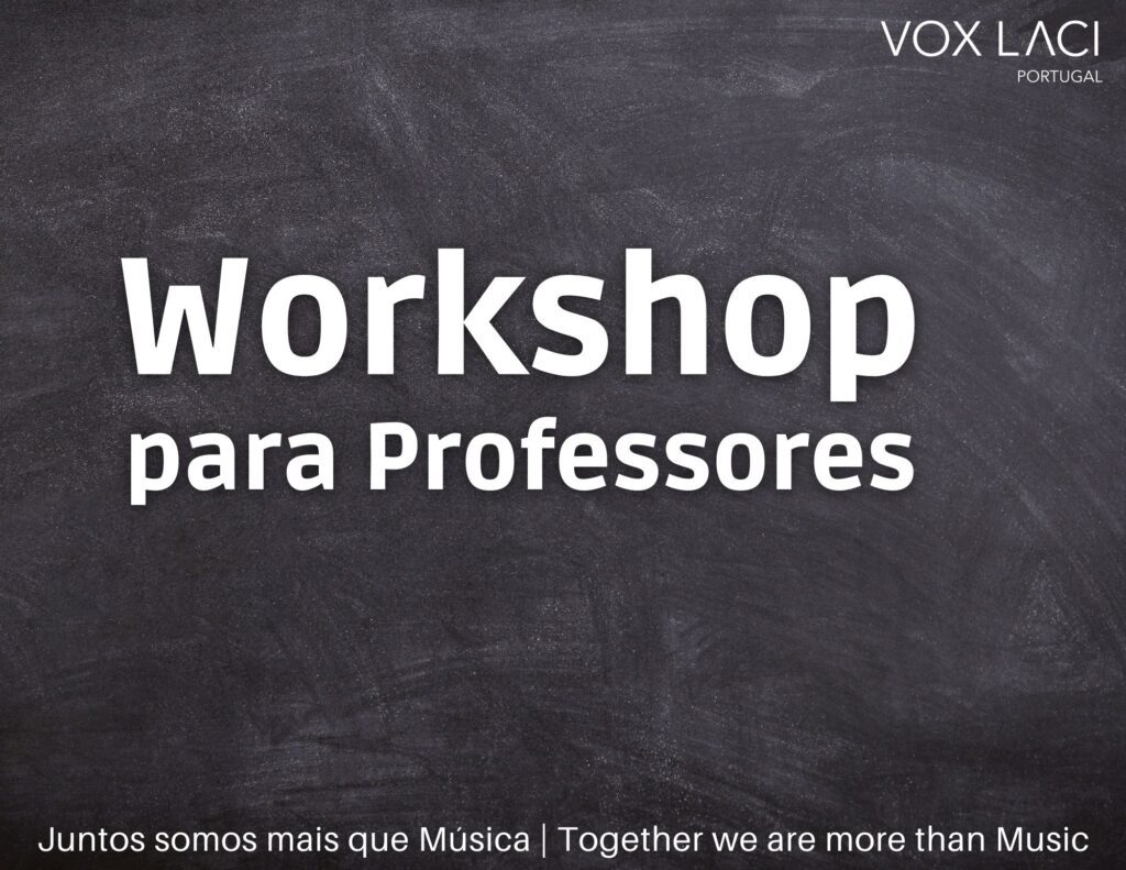 Workshop para professores com Myguel Santos e Castro — voz saudável, motivação e disciplina na sala de aula